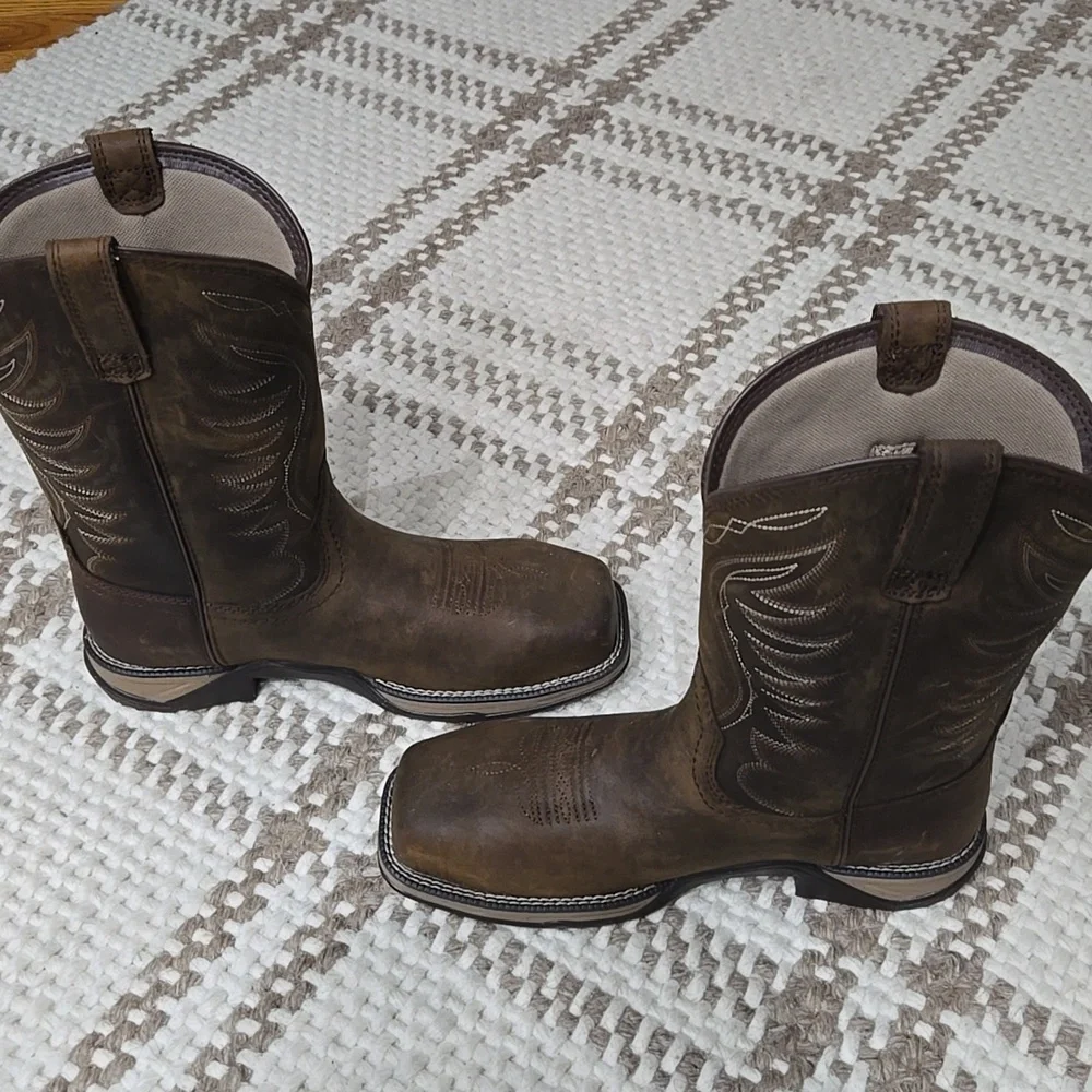 Ariat Women's Anthem Waterproof Western Workboot - Picture 10 of 12